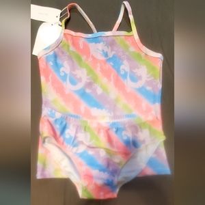 New Trens Girl's 2 piece tankini swim set size 12